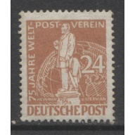 1949 Germany Berlin West 24 Pf. UPU 75th Anniv.  mint*  € 10.00