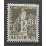 1949 Germany Berlin West 50 Pf. UPU 75th Anniv.  mint*  € 65.00