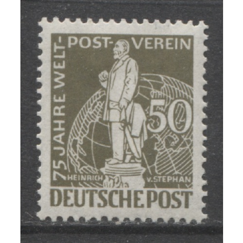 1949 Germany Berlin West 50 Pf. UPU 75th Anniv.  mint*  € 65.00