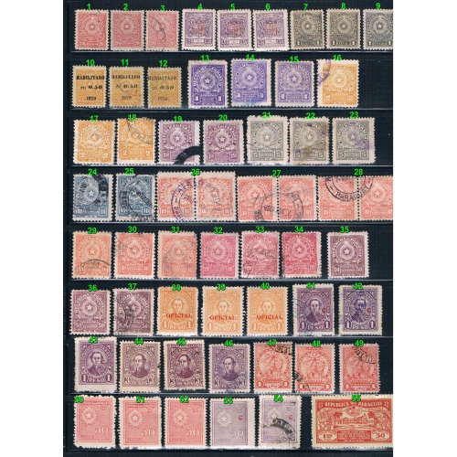 Paraguay Unused and used 1905 to 1930s (10794_p1)