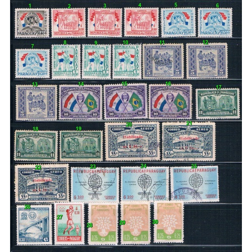 Paraguay Unused and used 1905 to 1930s (10794_p3)