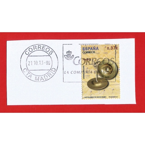 España. 2013. Musical instruments. Cymbals