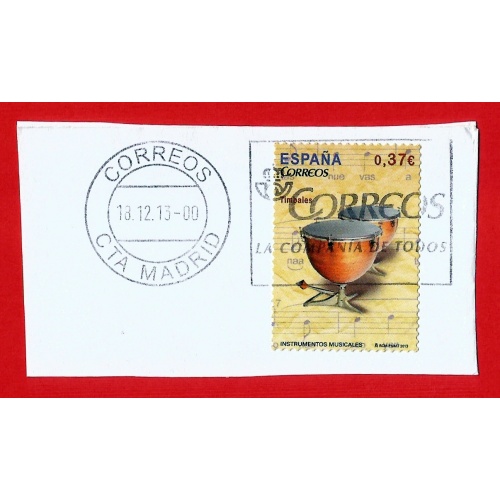 España. 2013. Musical instruments. Timbales