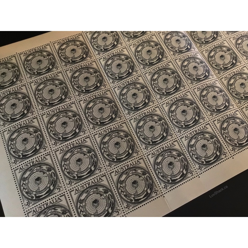 Australian Antarctic Research Stamps | Pre-Decimal | 1954 | Full Sheet