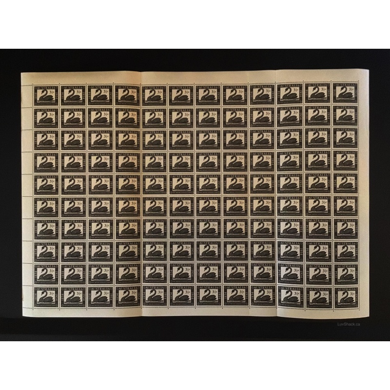 Western Australia's First Stamp  | Pre-Decimal | 1954 | Full Sheet