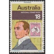 Australia 1976 Sc#647, SG#633 18c Blamire Young, Stamp Week USED.