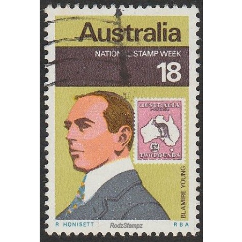Australia 1976 Sc#647, SG#633 18c Blamire Young, Stamp Week USED.