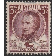 Australia 1953 Sc#264, SG#269 3-1/2d Governor Patterson USED.