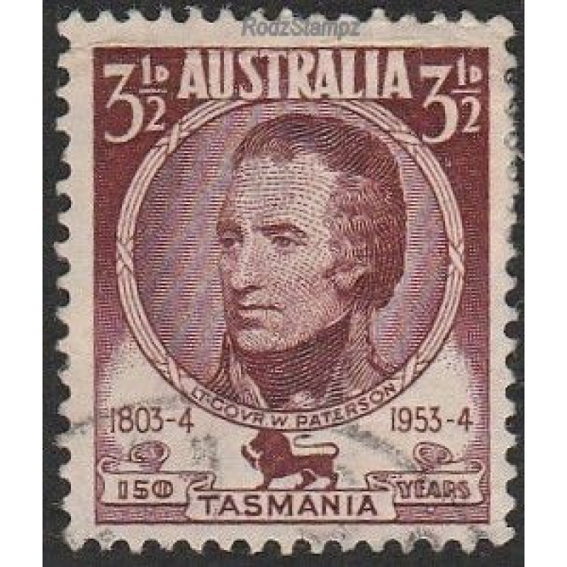 Australia 1953 Sc#264, SG#269 3-1/2d Governor Patterson USED.