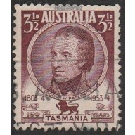 Australia 1953 Sc#264, SG#269 3-1/2d Governor Patterson USED.
