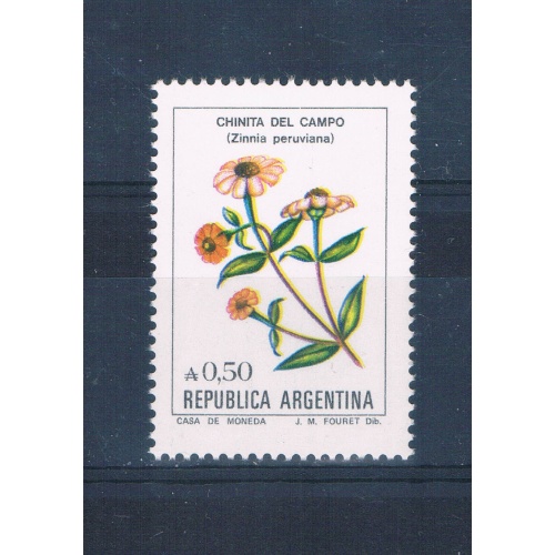 Argentina 1523 Unused Flowers CV .80 (A0190)+
