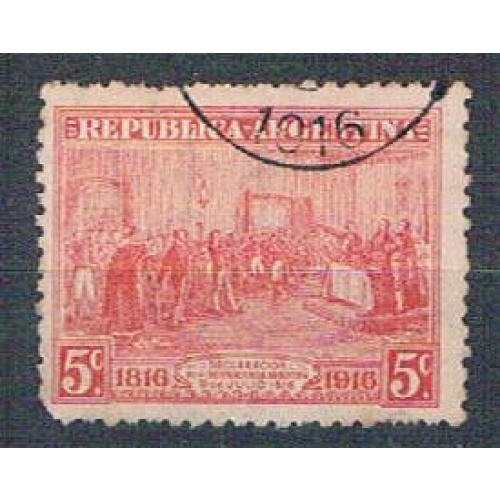 Argentina 220 Used Declaration of Independence 1916 (A0453)