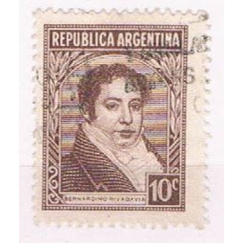 Argentina 431 Used Rivadavia 1935 (A0459)
