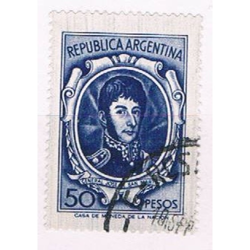 Argentina 890 Used de San Matrin 1969 (A0472)