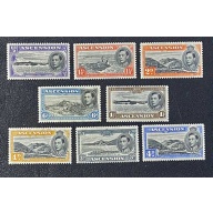 ASCENSION 1938 Sc #40, 42, 43, 45, 46 -1940 Sc #41A, 44A, 44B, MVLH