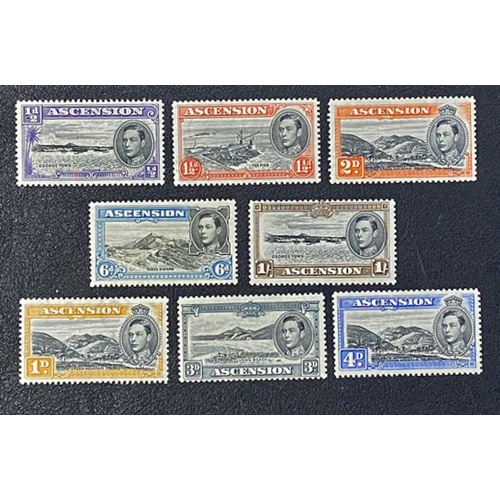 ASCENSION 1938 Sc #40, 42, 43, 45, 46 -1940 Sc #41A, 44A, 44B, MVLH