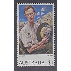 Australia Scott #573, $1 George Lambert Painting, MNH, XF-Sup94