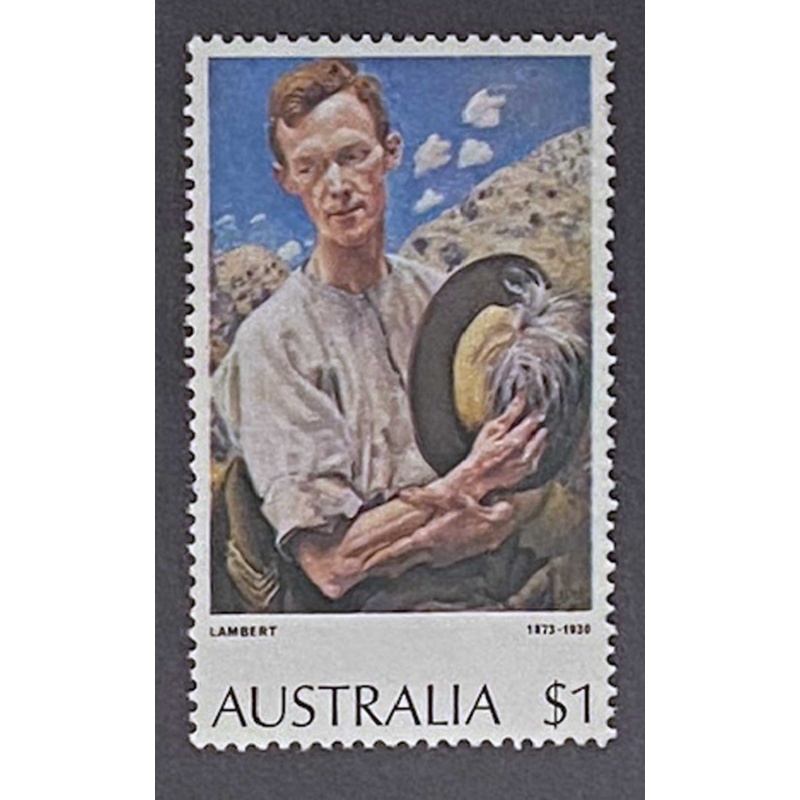 Australia Scott #573, $1 George Lambert Painting, MNH, XF-Sup94