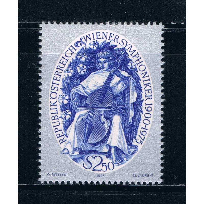 Austria 1025 Unused Stylized Musician 1975 (A0283)