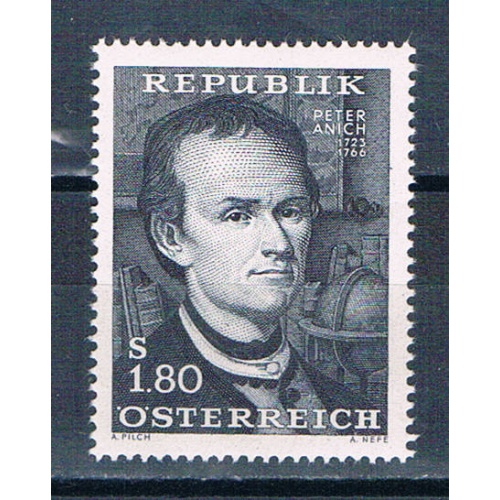 Austria 771 Unused Peter Anich 1966 (A0522)+