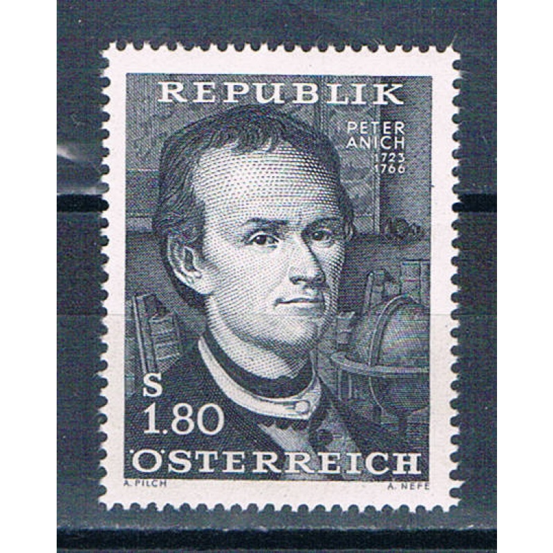 Austria 771 Unused Peter Anich 1966 (A0522)+