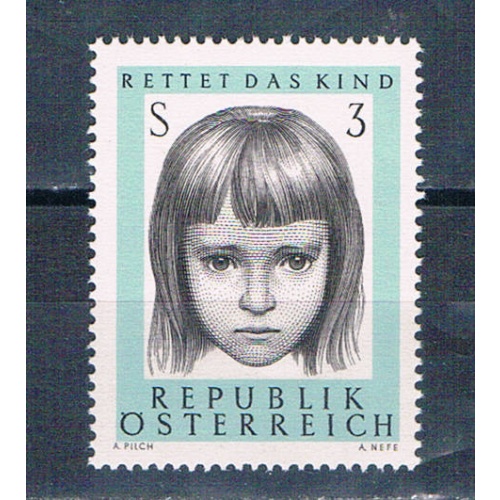Austria 777 Unused Young Girl 1966 (A0524)+