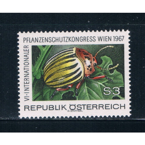 Austria 796 Unused Potato Beetle 1967 (A0264)+