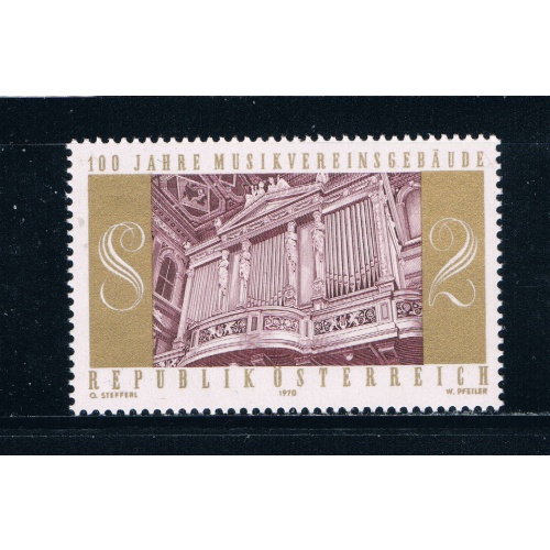 Austria 864 Unused Organ great hall 1970 (A0274)+