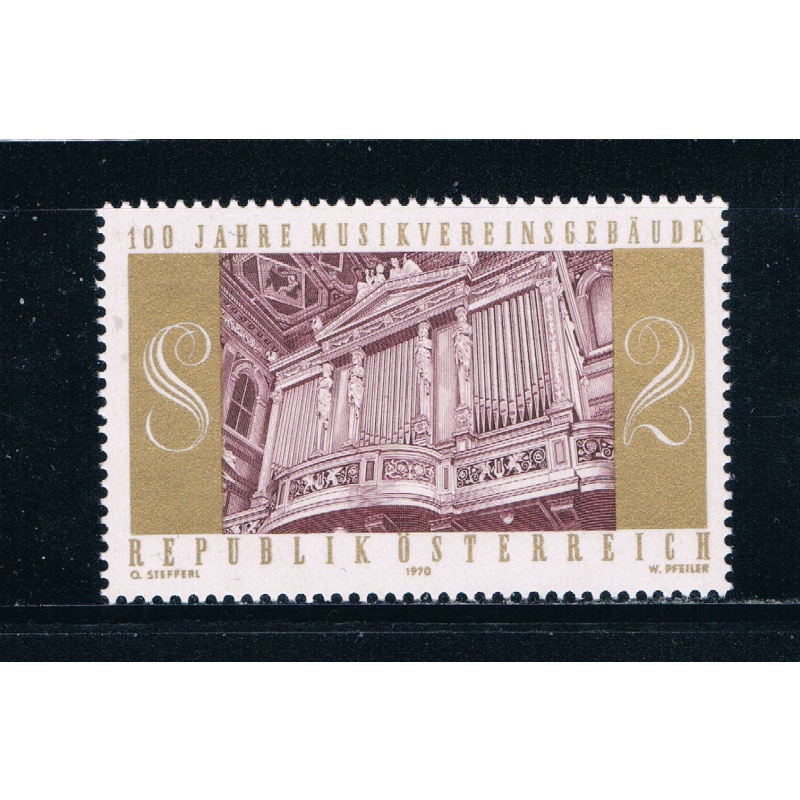 Austria 864 Unused Organ great hall 1970 (A0274)+