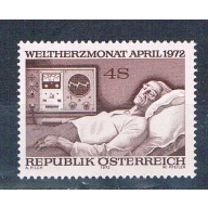 Austria 919 Unused Cardiac patient 1972 (A0529)+