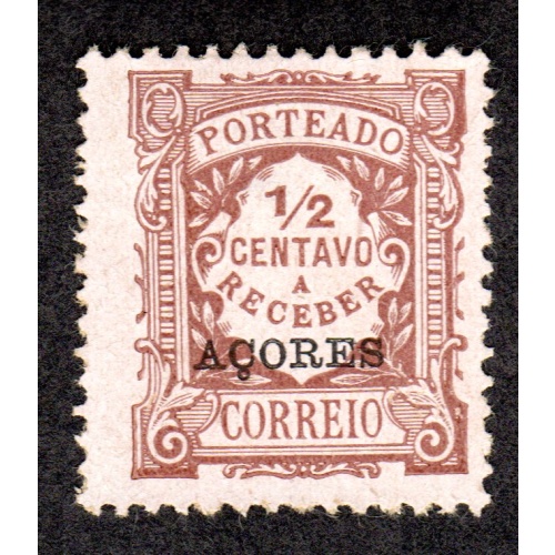 AZORES. Scott # J15. MH. Lot 220319