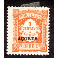 AZORES. Scott # J16. MH. Lot 220319