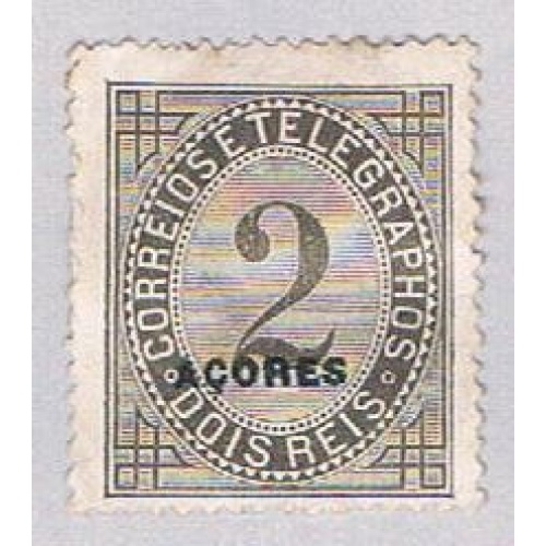 Azores P3 MH Newspaper Stamp CV 6.00 (BP21318)