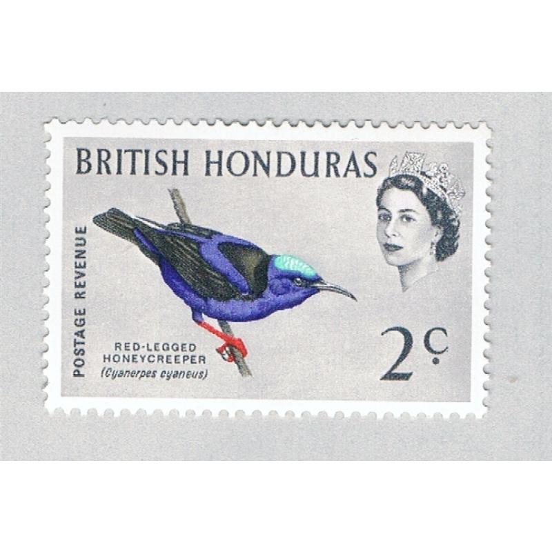 British Honduras 168 Unused Honeycreeper Bird 1962 CV 2.00 (BP65123)