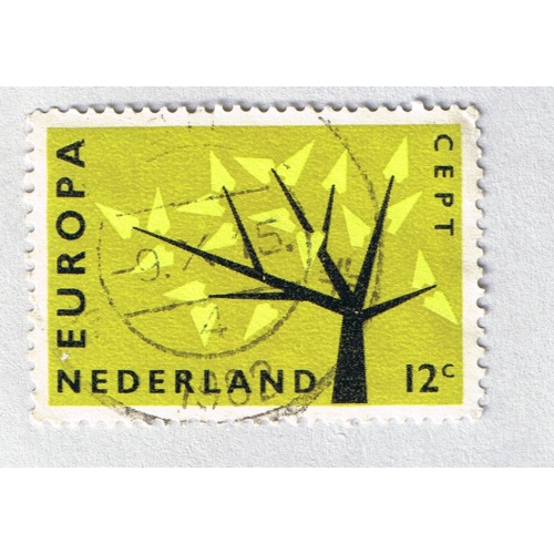 Netherlands  Used Tree green 12   (BP87621)