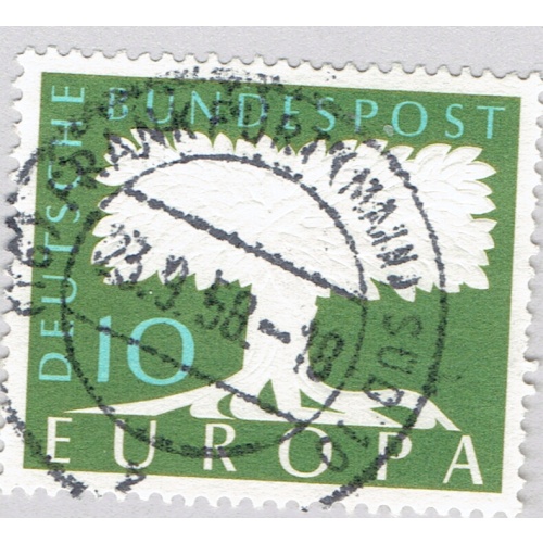 Germany Europa green 10 tree Used (BP92502)