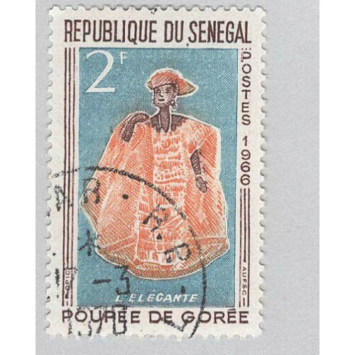 Senegal 262 Elegant Woman Used 1 (BP94925)