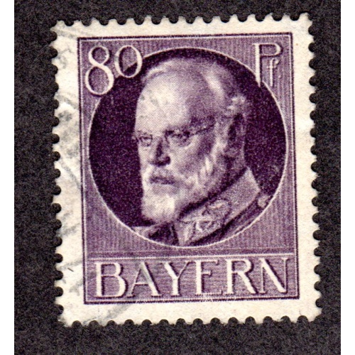 Germany BAVARIA. Scott # 108. used. Lot 220319