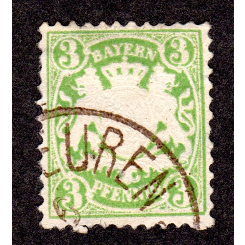 Germany BAVARIA. Scott # 38. used. Lot 220319