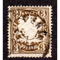 Germany BAVARIA. Scott # 60. used. Lot 220319