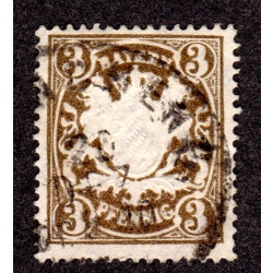 Germany BAVARIA. Scott # 60. used. Lot 220319
