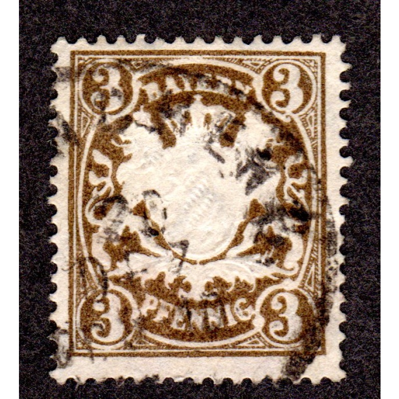 Germany BAVARIA. Scott # 60. used. Lot 220319