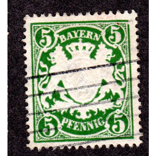 Germany BAVARIA. Scott # 62. used. Lot 220319
