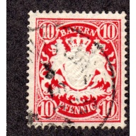 Germany BAVARIA. Scott # 63. used. Lot 220319
