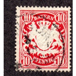 Germany BAVARIA. Scott # 63. used. Lot 220319