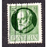 Germany BAVARIA. Scott # 96. used. Lot 220319