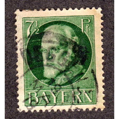 Germany BAVARIA. Scott # 97. used. Lot 220319