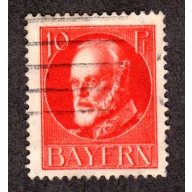 Germany BAVARIA. Scott # 98. used. Lot 220319