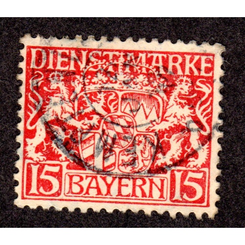 Germany BAVARIA. Scott # O11. used. Lot 220319