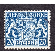 Germany BAVARIA. Scott # O14. used. Lot 220319